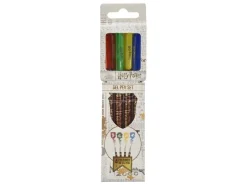 Harry Potter Gel Penne 4-pack Colourful Crest Blue Sky Studios