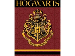 Harry Potter Hogwarts Coperta Rosso Corallo 120x150 cm Warner Bros.