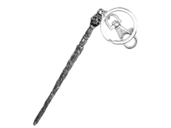 Harry Potter Metal Portachiavi Deathly Eater Wand Con Figure Int.