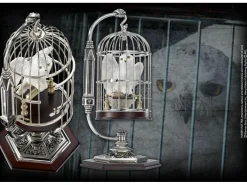 Harry Potter Miniatura della Civetta Edwige nella Gabbia 10 Cm Noble Collection
