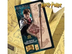 Harry Potter Set Regalo Bacchetta e Mappa Malandrino Originale 38 cm Noble Collection