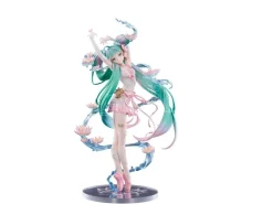 Hatsune Miku F:nex Pvc Statua 1/7 Water Lily Ver. 27 Cm Furyu