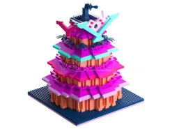 Hazbin Hotel Brickset V Tower 20 Cm Youtooz