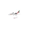 Herpa HP612180 AIRBUS A380 EMIRATES UNITED FOR WILDLIFE 1:250 Modellino