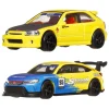 Hot Wheels Premium Car Culture Diecast Vehicle 2-Pack 1/64 '99 Honda Civic Type R (EK9) & Honda Civic Type R Mattel