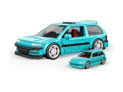 Hot Wheels Speed Series Mattel Brick Shop Building Set 1/32 Custom ’90 Honda Civic EF Mattel