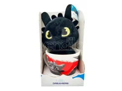 How To Train Your Dragon Toothless Tazza + Peluche 18cm Dreamworks