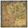 Il Signore Degli Anelli Art Print Parchment Map Of Middle-earth 59 X 30 Cm Weta Workshop