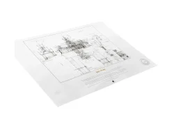 Il Signore Degli Anelli Blueprint Art Print The Stable Of Edoras 59 X 42 Cm Weta Workshop