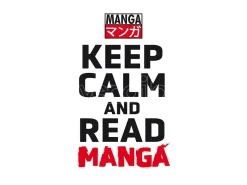 Keep Calm E Read Manga - Felpa Asian Art Man Without Zip White