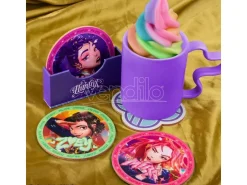 Kpop Demon Hunters Huntr/x Sottobicchieri Set (4) Sottobicchieri Cinereplicas