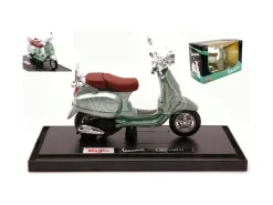 MAISTO MI16887GR VESPA LXV 2013 METALLIC GREEN 1:18 Modellino