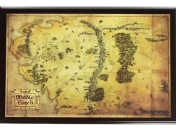Mappa della Terra di Mezzo Lo Hobbit Noble Collection