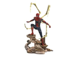 Marvel Avengers Infinity War Iron Spiderman Diorama Figura 23cm Diamond Select