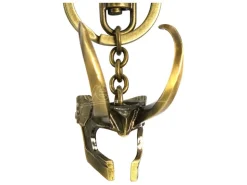 Marvel Metal Portachiavi Loki 3d Casco Con Figure Int.