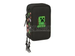 Minecraft Astuccio Triplo 37 Pezzi Safta