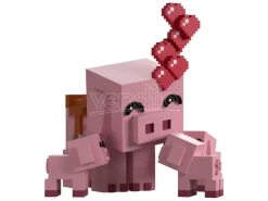 Minecraft Vinile Figura Pig Family 8 Cm Youtooz