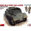 Miniart MIN35074 DINGO MK II (SCOUT CAR W/CREW KIT 1:35 Modellino