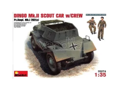 Miniart MIN35074 DINGO MK II (SCOUT CAR W/CREW KIT 1:35 Modellino