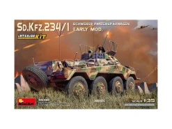 MINIART MIN35410 Sd.Kfz.234/1 SCHWERER PANZERSPAHWAGEN (2cm) EARLY MOD.INTERIOR KIT 1:35 Modellino