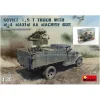 Miniart MIN35186 SOVIET 1,5 t TRUCK W/M-4 MAXIM AA MACHINE GUN KIT 1:35 Modellino