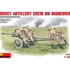MINIART MIN35081 SOVIET ARTILLERY CREW ON MANEUVER KIT 1:35 Modellino