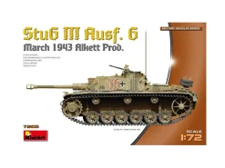 MINIART MIN72105 STUG III AUSF. G MARCH 1943 PROD.KIT 1:72 Modellino