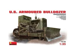 Miniart MIN35188 U.S. ARMOURED BULLDOZER KIT 1:35 Modellino