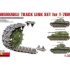 Miniart MIN35146 WORKABLE TRACK LINK SET FOR T-70M LIGHT TANK KIT 1:35 Modellino
