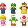 My Mario Little People Da Collezionemini Figura 6-pack 7 Cm Mattel