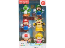 My Mario Little People Da Collezionemini Figura 6-pack 7 Cm Mattel