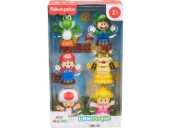 My Mario Little People Da Collezionemini Figura 6-pack 7 Cm Mattel