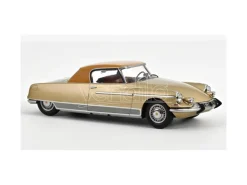 NOREV NV181741 CITROEN DS 19 LE DANDY 1964 BEIGE METALLIC & BROWN ROOF 1:18 Modellino