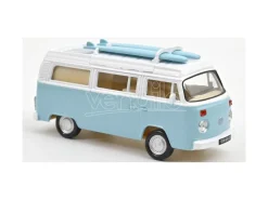 NOREV NV841108 VW COMBI T2b CAMPER VAN 1973 PASTEL BLUE JET-CAR 1:43 Modellino