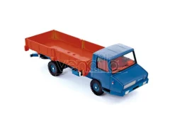 Norev NVCL6921 BERLIET STRADAIR BENNE BASCULANTE LATERALE ORANGE & BLUE 1:43 Modellino