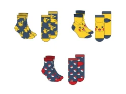 Pokemon Assortiti Pack 3 Calzini Adulto Nintendo