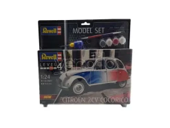 REVELL RV67653 CITROEN 2 CV COCORICO MODEL SET KIT 1:24 Modellino