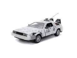 Ritorno Al Futuro Diecast Model 1/24 Macchina Del Tempo Frost Jada Toys