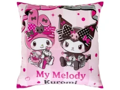 Sanrio Pink Black Party Series Cuscino Kuromi & My Melody 35 X 35 Cm Sakami Merchandise
