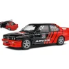 SOLIDO SL1801521 BMW E30 M3 DRIFT TEAM 1990 BLACK/RED 1:18 Modellino