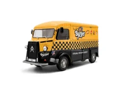 SOLIDO SL1804822 CITROEN TYPE HY NYC BURGER 1969 YELLOW/BLACK 1:18 Modellino