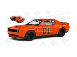 SOLIDO SL1805713 DODGE CHALLENGER R/T N.01 SCAT PACK 2023 GEN.LEE TRIBUTE ORANGE 1:18 Modellino
