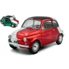 SOLIDO SL1801409 FIAT 500 TRIBUTE ITALIAN LIVERY 1965 RED/GREEN/WHITE 1:18 Modellino