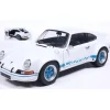 SOLIDO SL1801119 PORSCHE 911 RSR 1973 WHITE/BLUE CARRERA STRIPES 1:18 Modellino