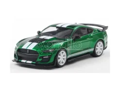 SOLIDO SL4311511 SHELBY MUSTANG GT500 2020ERUPTION GREEN METALLICW/WHITE STRIPES 1:43 Modellino