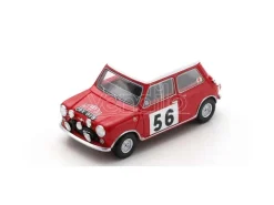 SPARK MODEL S1195 BMC COOPER S N.56 MONTE CARLO 1965 P.HOPKIRK-H.LIDDON 1:43 Modellino