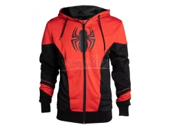 Spider-man - Red & Black Outfit Men's Felpa Con Cappuccio Difuzed