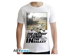 Star Wars - Tshirt "falcon Graphic" Uomo Ss Bianca - New Fit Small