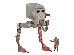 Star Wars The Mandalorian Vintage Collection Vehicle AT-ST Raider & Klatooinian Hasbro