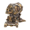 STEAMPUNK SKULL BOOKEND FERMALIBRI NEMESIS NOW